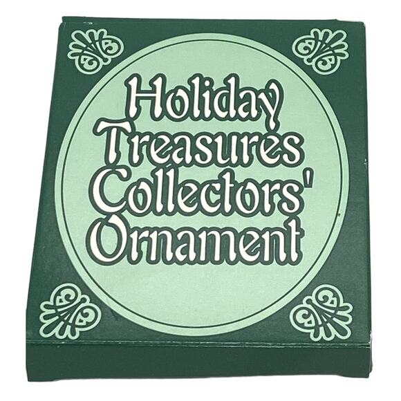 1991 Poinsettia Acrylic Etched Holiday Treasures Collectors’ Christmas Ornament - Picture 5 of 10